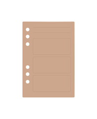 Notebook Sheet Mockup Composition