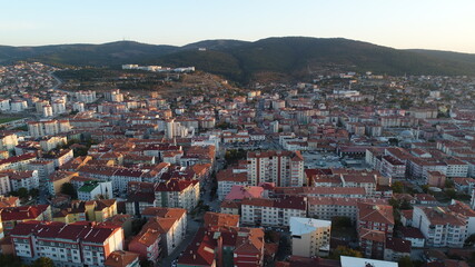 Aerial view of Yozgat City in Turkey