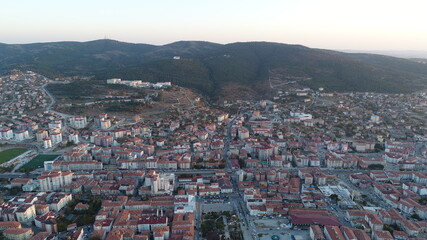 Fototapeta na wymiar Aerial view of Yozgat City in Turkey