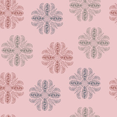 seamless pattern, ornamental floral ornament