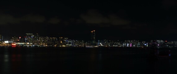Fototapeta na wymiar Skyscrapers of Hong Kong