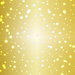 金色の光もしくはビールの泡のような背景素材