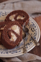gâteau roulé à la poire