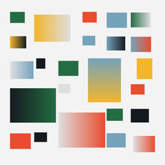 Generative Design Artwork of Abstract Vector Generated Shapes Composition