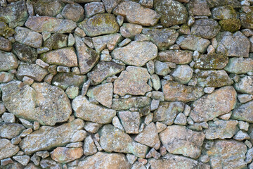 Natural stone wall, background or texture