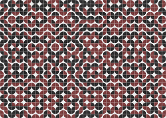 Abstract Geometric Pattern generative computational art illustration
