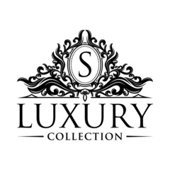 luxury logo, illustration of a ornament
