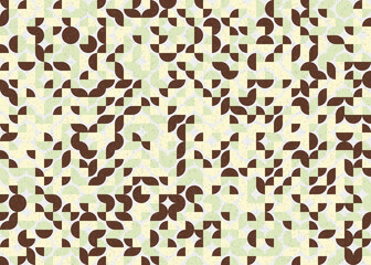 Abstract Geometric Pattern generative computational art illustration