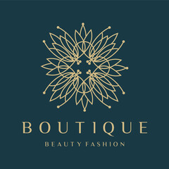 boutique fashion logo, merry christmas card