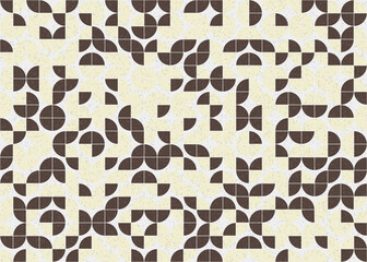 Abstract Geometric Pattern generative computational art illustration