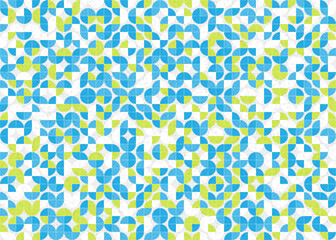 Abstract Geometric Pattern generative computational art illustration