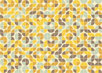 Abstract Geometric Pattern generative computational art illustration