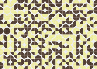 Abstract Geometric Pattern generative computational art illustration