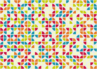 Abstract Geometric Pattern generative computational art illustration