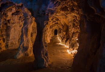 Underground tunnel in Castle Quinta da Regaleira