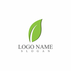 Leaf icon Vector Illustration design Logo template