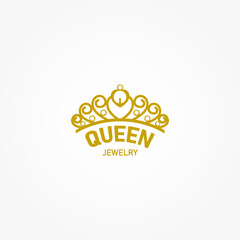 Queen Crown Logo applied for jewelry business © Miftakhul