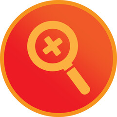 Fototapeta premium Search icon button sign design