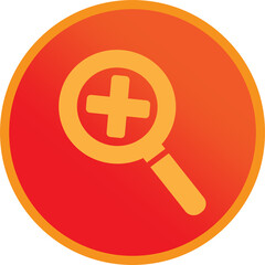 Fototapeta premium Search icon button sign design