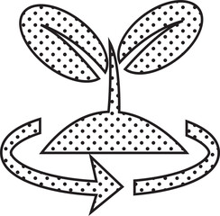 Plant tree icon concept sign design