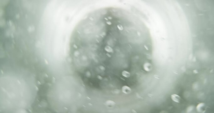 Liquid and bubbles as background footage