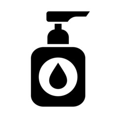 Soap dispenser vector icon