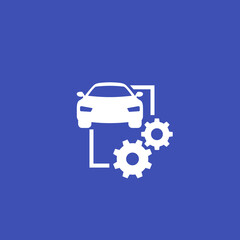 car maintenance, service vector icon
