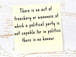 Yellow sticky note with handwritten motivational quote