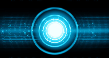 Abstract hi tech digital technology background. Digital background.