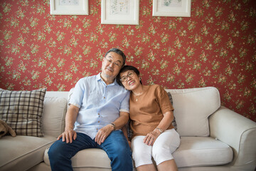 Lovely couple spending a great time together