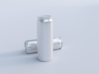Aluminum can for mockup, branding, packaging design