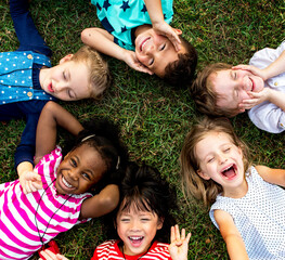 Kids having a fun time together