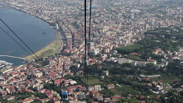 Castellammare di Stabia - Panorama dalla Funivia del Faito