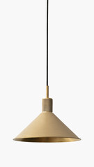 Brass pendant lamp light fixture - obrazy, fototapety, plakaty