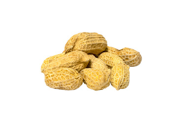 Bunch of peanuts Isolated