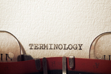 Terminology concept view