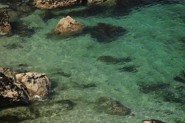 eaux turquoises de Belle ile