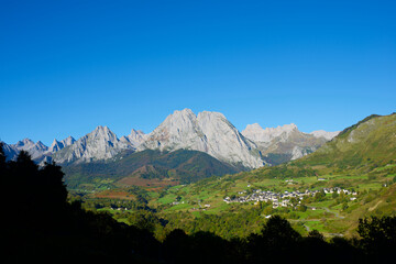 Lescun village in Pyrenees