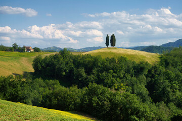 Rural landscape on the hills near Bologna, Emilia-Romagna. © Claudio Colombo