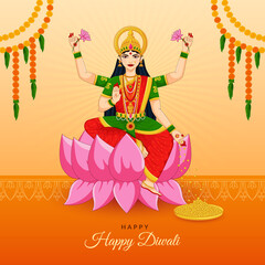 Goddess Laxmi Puja for Diwali Festival 
