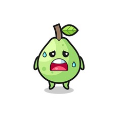 the fatigue cartoon of guava