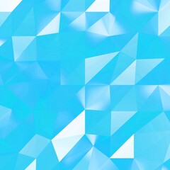 Fototapeta premium Blue polygon background 3d rendering, 3d illustration. Abstract triangle background. Blue background. Abstract blue polygon wallpaper.