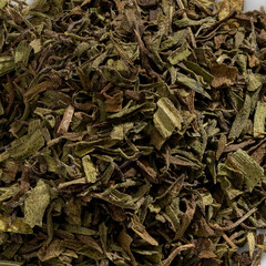 Detailed and large close up shot of savory spice.