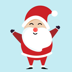 santa claus with sign