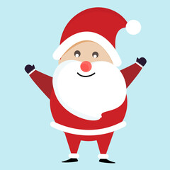 santa claus with sign