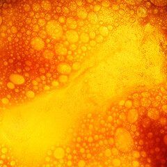 Beer bubbles texture