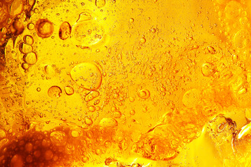 Beer bubbles texture