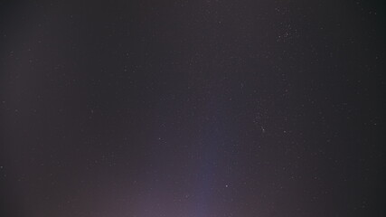 Real Colorful Night Sunset Sky Stars. Natural Starry Sky Background Backdrop. 4K, Time Lapse