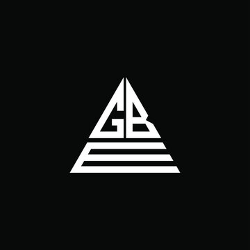 GBE letter logo creative design. GBE unique design
