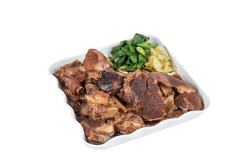 stewed pork knuckle with herb